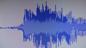 audio waveform